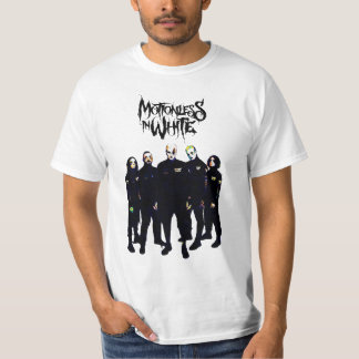 Camiseta Inmóvil en blanco metalizado