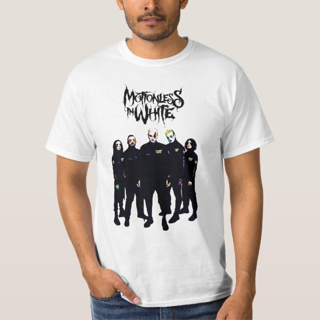 Camiseta Inmóvil en blanco metalizado (Anverso)