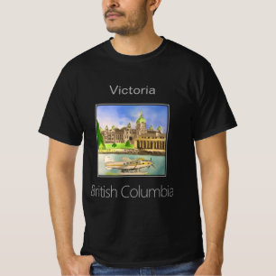 Camiseta Inner Harbour, Victoria y Seaplane, BC Canada