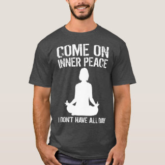 Camiseta Inner Peace Meditation Funny Yoga Lover Gift boy f