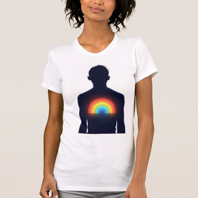 Camiseta  Inner Rainbow Glow (Anverso)