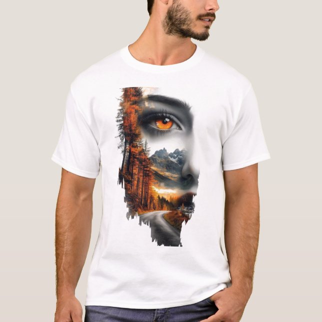 Camiseta Inner Wilderness – Surreal Nature Portrait T-Shirt (Anverso)
