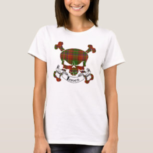 Camiseta Innes Tartan Skull