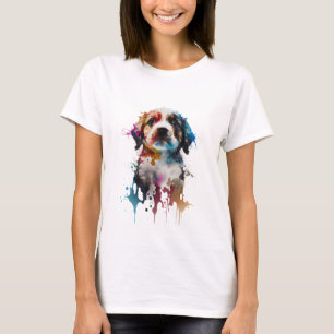Camiseta Innocent Pup: Adorable ilustración de un pequeño p