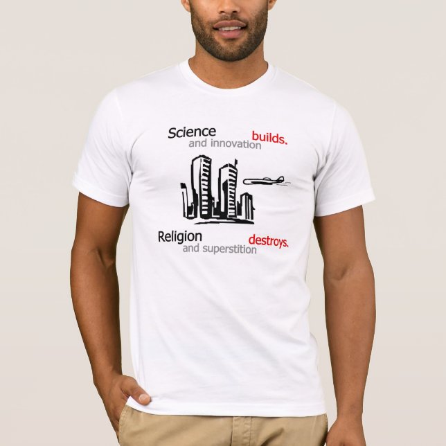 Camiseta Innovación de TLT contra la superstición (Anverso)