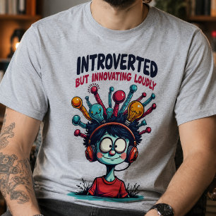 Camiseta Innovador Introvertido Creativo Quirky