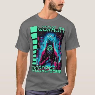 Camiseta Innovador solitario Un Diseño CyberPunk Que Ilustr