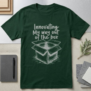 Camiseta Innovando a Mi Manera Fuera de la Caja Motivaciona