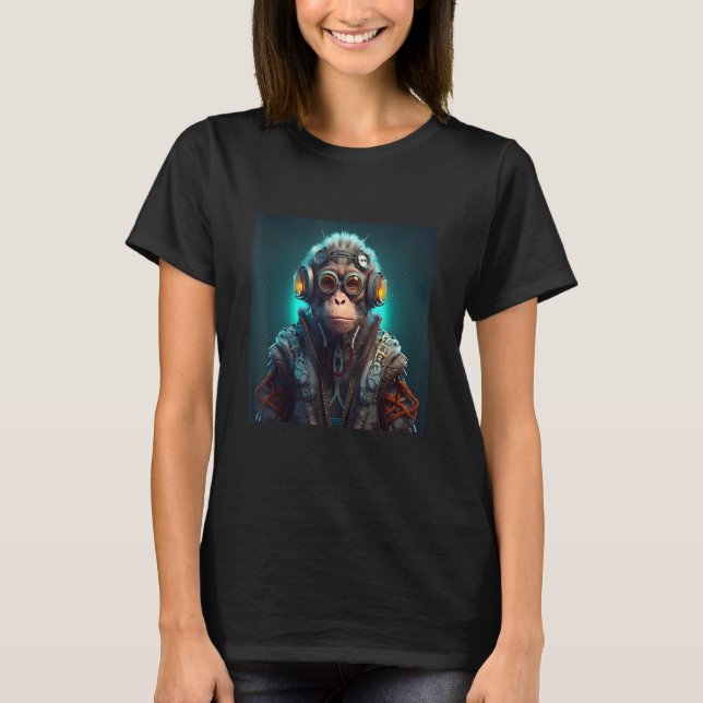 Camiseta Innovative primate Sci Fi  enthused Next Generatio (Anverso)