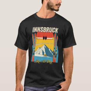 Camiseta Innsbruck Austria Ski All Day - Estílico retro vin