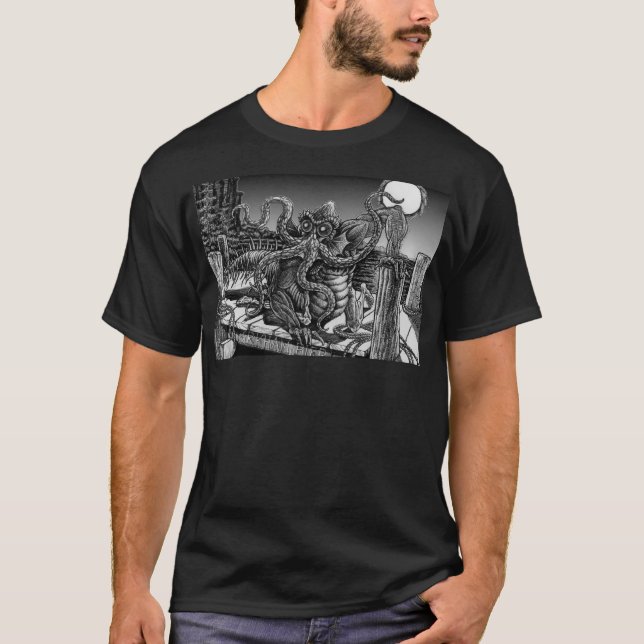 Camiseta Innsmouth profundamente uno (Anverso)