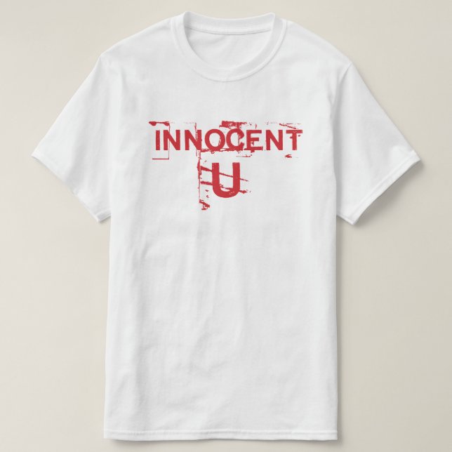 Camiseta inocente (Diseño del anverso)