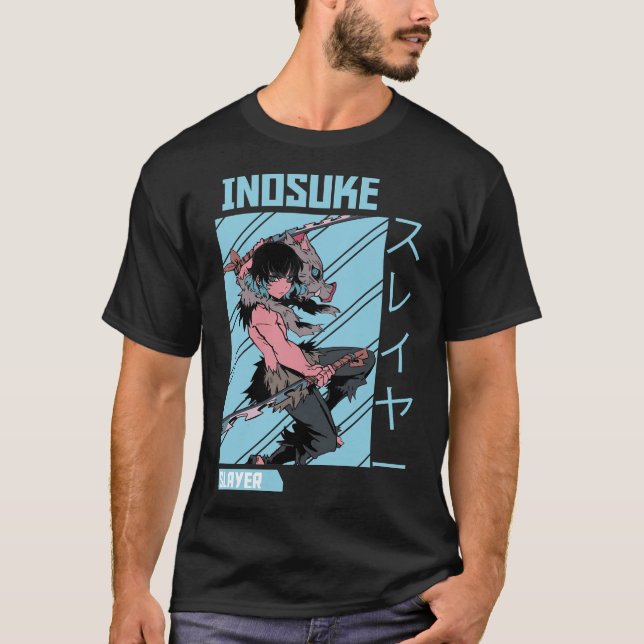 Camiseta Inosuke Demon Slayer Classic (Anverso)
