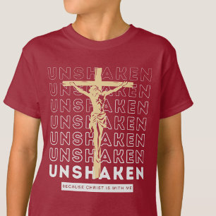 Camiseta Inquebrantable - Evangelio Dios Gratitud Burdeos