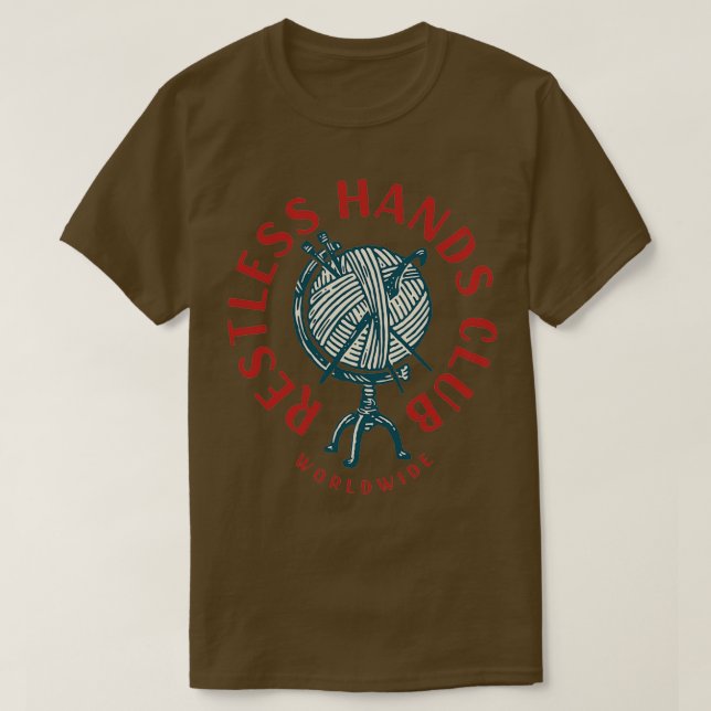 Camiseta Inquietas Manos Club 2 Rojo (Diseño del anverso)