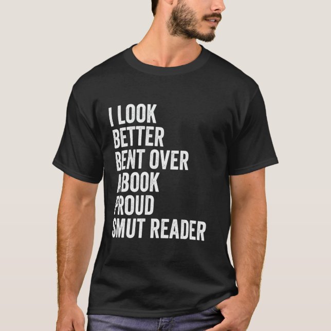 Camiseta Inquieto por un libro gracioso de Romance Reader S (Anverso)
