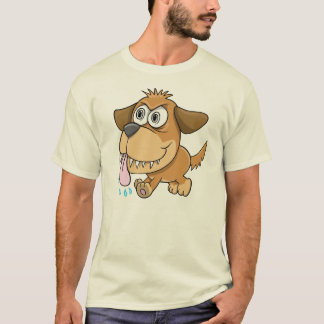 Camiseta insana loca del perro de perrito
