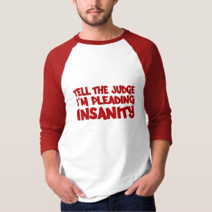 Camiseta INSANITY PLEGE shirt - elegir estilo y color