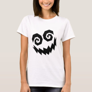 Camiseta Insano en el blanco de la cara+Negro