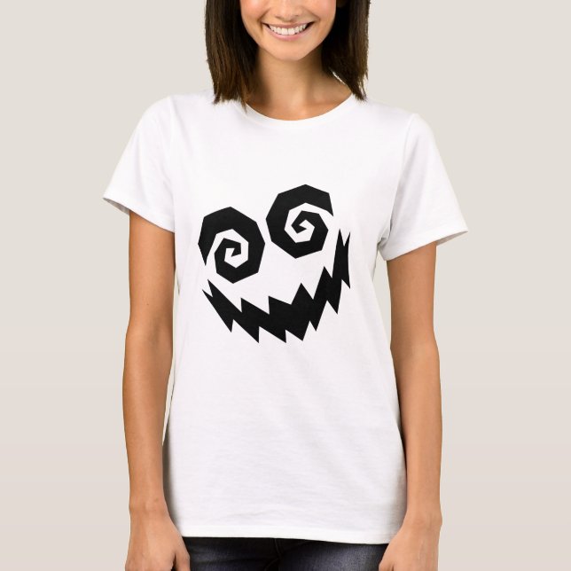 Camiseta Insano en el blanco de la cara+Negro (Anverso)