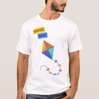 camiseta «Inscríbete ahora»