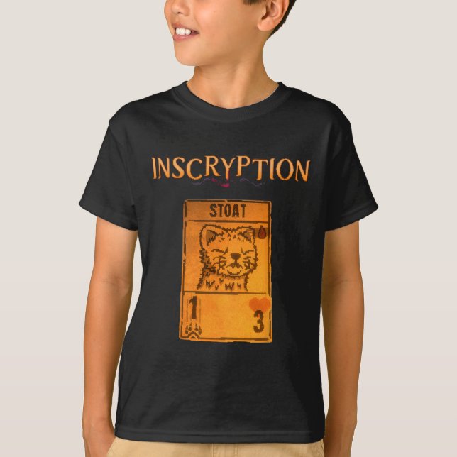 Camiseta Inscripción de juego de cartas sicológicas Stoad H (Anverso)