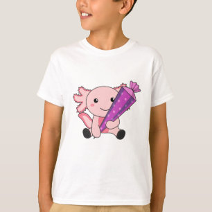 Camiseta Inscripción en la escuela Axolotl Kita 2021 Escola