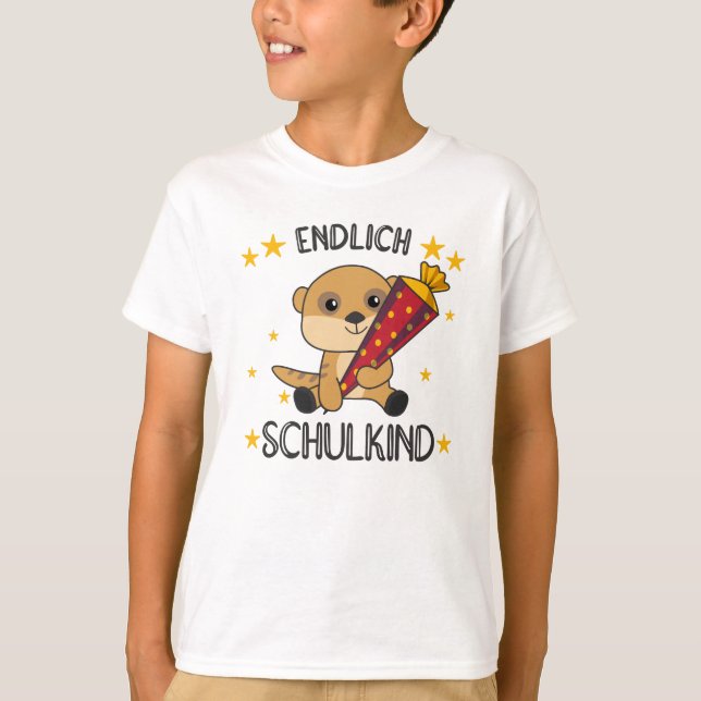 Camiseta Inscripción escolar de Erdmännchen Kita 2021 (Anverso)