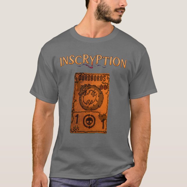 Camiseta Inscryption Psychological Horror Ouroboros d Game  (Anverso)