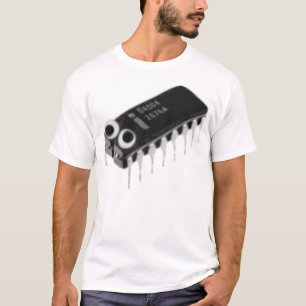 Camiseta Insecto B&W grande del ordenador