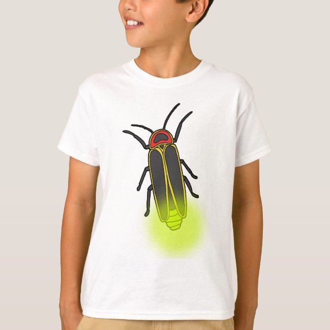 Camiseta insecto de relámpago encendido (Anverso)