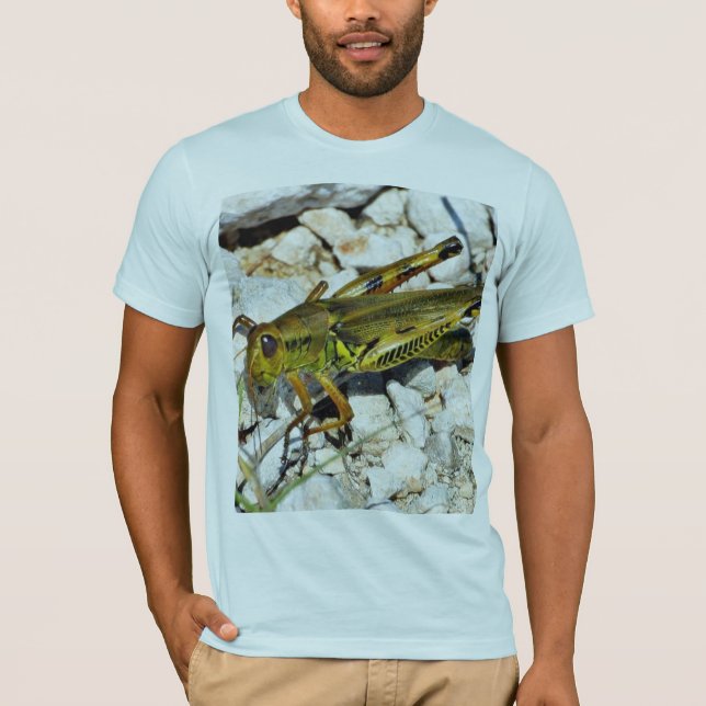 Camiseta Insecto del saltamontes (Anverso)
