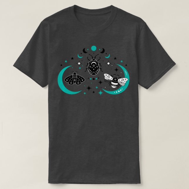 Camiseta Insectos de bugs celestes (Diseño del anverso)