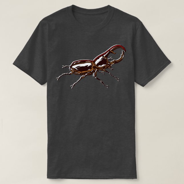 Camiseta Insectos de escarabajo europeo LucCervus (Diseño del anverso)