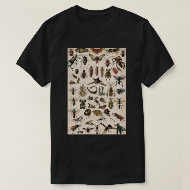Camiseta Insectos de la colección mundial (Diseño del anverso)