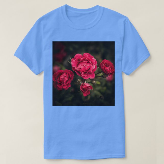 Camiseta Insectos En Un Rosa (Diseño del anverso)