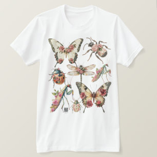 Camiseta Insectos florales