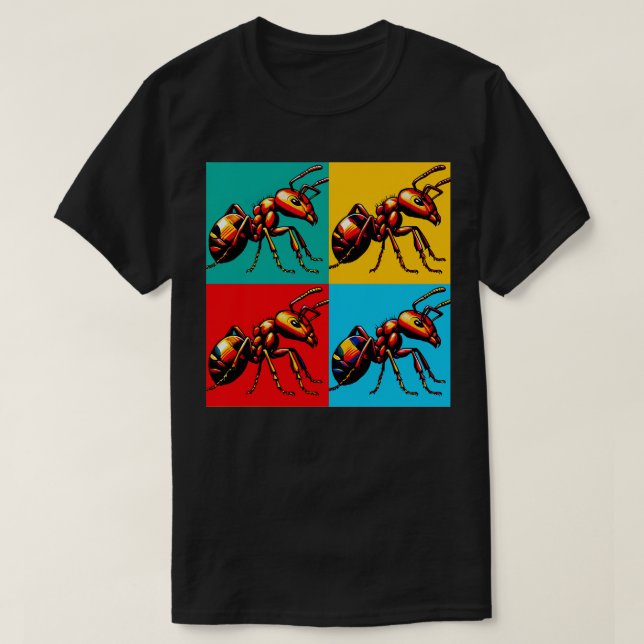 Camiseta Insectos Guay de hormiga roja de fuego (Diseño del anverso)