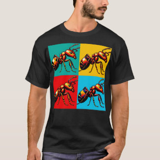 Camiseta Insectos Guay de hormiga roja de fuego