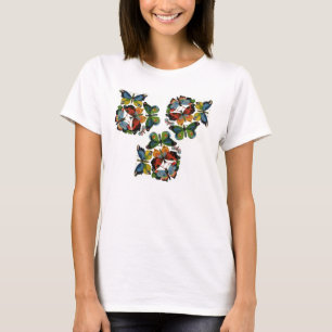 Camiseta Insectos o bichos antiguos, hermosas mariposas
