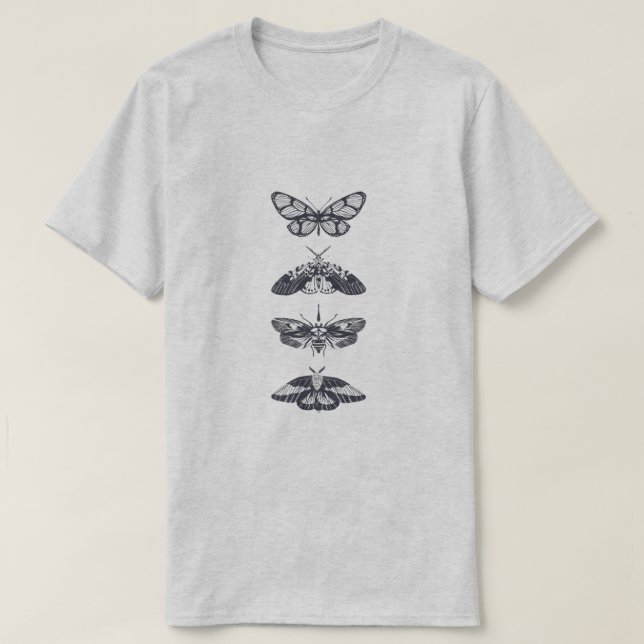 Camiseta Insectos revoloteando (Diseño del anverso)
