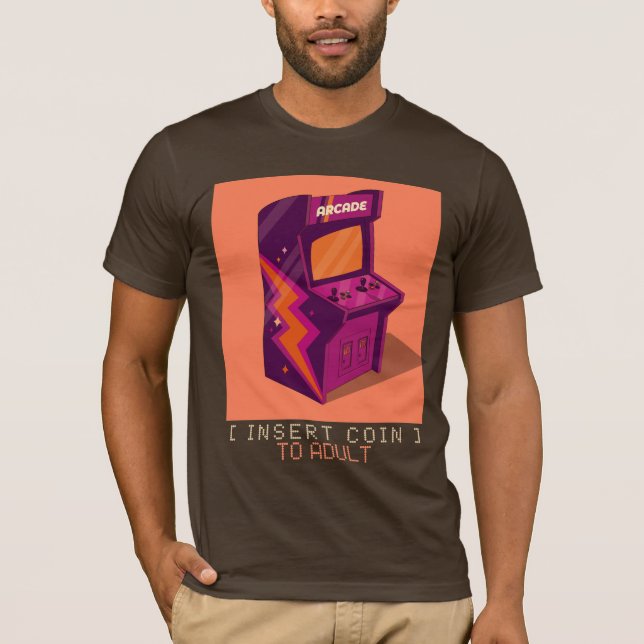 Camiseta Insert Coin To Adult (Anverso)