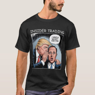 Camiseta Insider Trading Trump - Divertido
