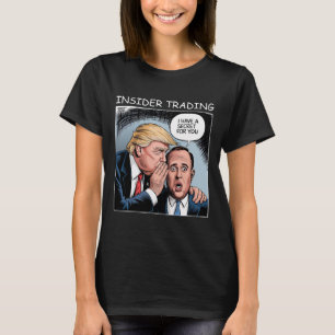Camiseta Insider Trading Trump - Divertido
