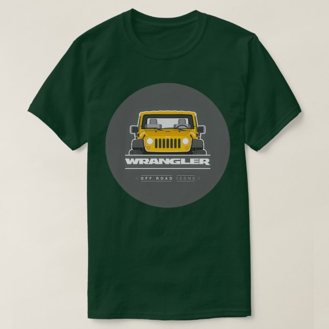 Camiseta Insignia amarilla de Wrangler (Diseño del anverso)