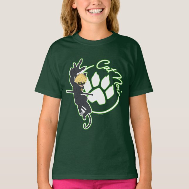 Camiseta Insignia Cat Noir (Anverso)