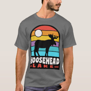 Camiseta Insígnia de alce del lago Moosehead Maine