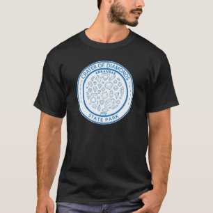 Camiseta Insignia de Arkansas, Parque Estatal Crater de Dia