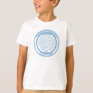Camiseta Insignia de Arkansas, Parque Estatal Crater de Dia