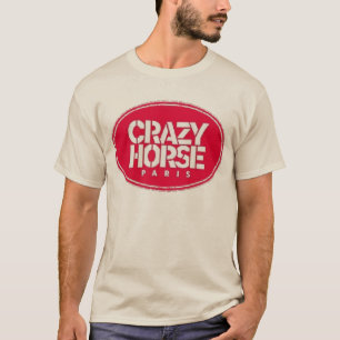 Camiseta Insígnia de Cabaret Vintage Crazy Horse París Clip